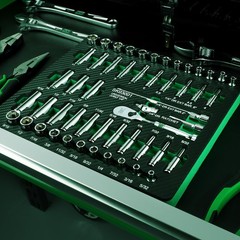 SK 1/4&Prime; Drive Socket Set with 90-Tooth Ratchet, 52-Piece, SAE & Metric, Super&hellip;