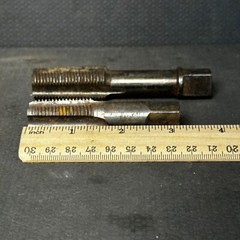 Vintage 1/2 in drive drill taps See pictures