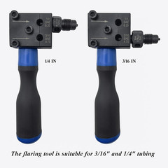 Brake Line Flaring Tool Kit, 3/16 in and 1/4 in Double Flaring Tool | Flare