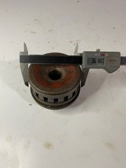 Lot of THREE (3) RIDGID 3/4&Prime; & 1/2&Prime; Die-Head Pipe Threaders (USED) 12R