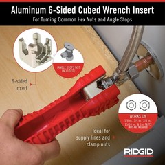 EZ Change Plumbing Wrench for Faucet Installation & Removal Tool &ndash; Adjustable, D