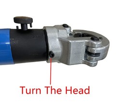 VOTOER Hydraulic Copper Tube Crimping Tool, Pipe Fittings Black