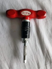 Wheeler-Rex T-Handle Torque Wrench 60/80 in-lbs Soil Pipe Tool