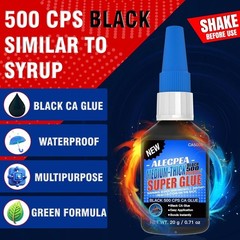 20g Black Medium-Thick CA Glue 500 PCS, Premium Cyanoacrylate Super Glue