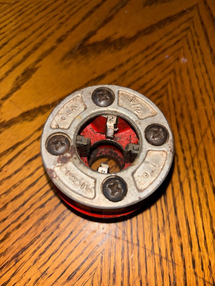 Ridgid Pipe Threader Die Head 1/2&Prime; NPT 00-R 1-4 USA FREE SHIP