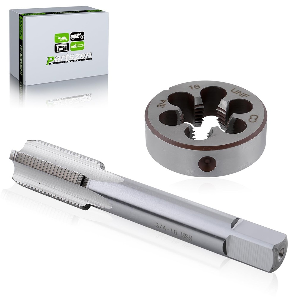1 Set 3/416 Right Hand Thread Tap Die UNF HSS TPI RH Machining Tool Hardware