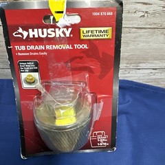 Husky Tub Drain Removal Tool 1004870668 fits drains 1 3/4&Prime; &ndash; 1 9/16&Prime; Lot Of 7