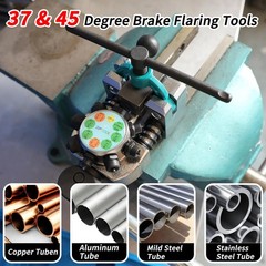 Brake Line Flaring Tool Kit 37/45 Degree HeavyDuty Steel Tubing for Automotive