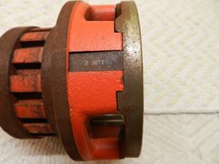 Ridgid 37415 12R 2&Prime; NPT Ratcheting Pipe Threading Die Head Complete