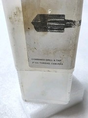 MUELLER 680528 DRILL TAP 1&rdquo; CC FOR A3 B-101 Machine AWWA Corp For CI, DI pipe