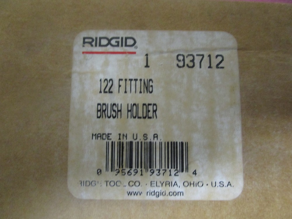 Ridgid 93712 Fitting Brush Holder for 122 and 122XL Machines