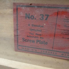 Greenfield Little Giant No. 37 Tap & Die &ndash; incomplete Set with Original Box