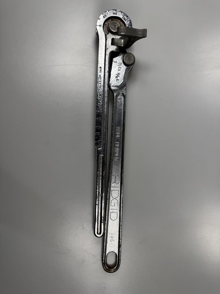 Ridgid Tube Bender 396 Manual Pipe Conduit 3/8&Prime; OD 15/16 R Radius USA Hand Tool