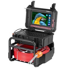 VEVOR Sewer Camera 165 ft/50m Self-Leveling Drain Camera with 10.1&Prime; Touchscreen