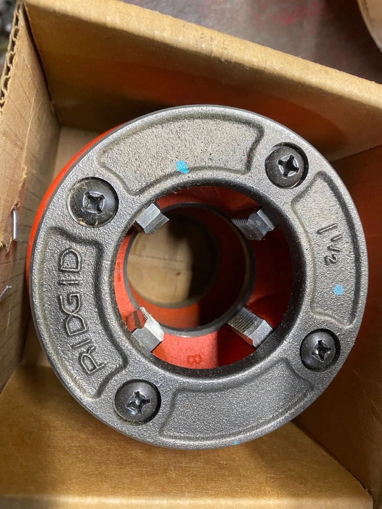 NOS USA RIDGID 1-1/2&Prime; NPT 12-R Hand Threader Die Head Elyria Ohio