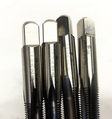 Unbranded NC GH3 HSS Taper & Bottom Taps 3/8-24 [Lot of 4] NOS