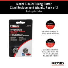 RIDGID 41317 Model E3469 Tubing Cutter Wheel, Pipe Cutter Wheel