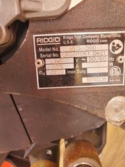 RIDGID PCS-500 PipeSaw Screw Feed Pipe Cutter, 1/2 in to 12 in