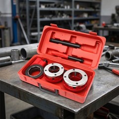 Pipe Threader Head Set Black Workshop Tools Sturdy