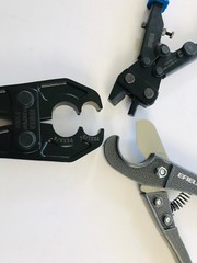 EFIELD PEX 1/2&Prime; & 3/4 COMBO Crimp Tool Kit with Ring Removal Tool , Pipe Cutter