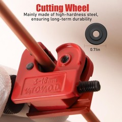 2 Pack Tubing Cutter, 1/8-inch to 5/8-inch Tube 5/8-inch, Red