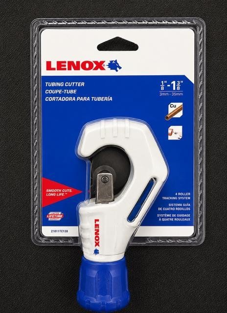 Lenox 21011TC138 Copper Tubing Cutter 1/8&Prime; to 1-3/8&Prime; Plumbing Automotive GP