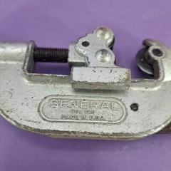 General No 124 Vintage Pipe Tubing Cutter Tool Made in USA Plumbing Hand Tool