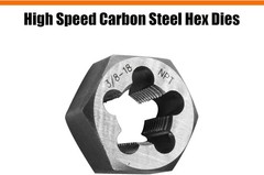 NPT Pipe Die Set 6 Piece Die Set Carbon Steel
