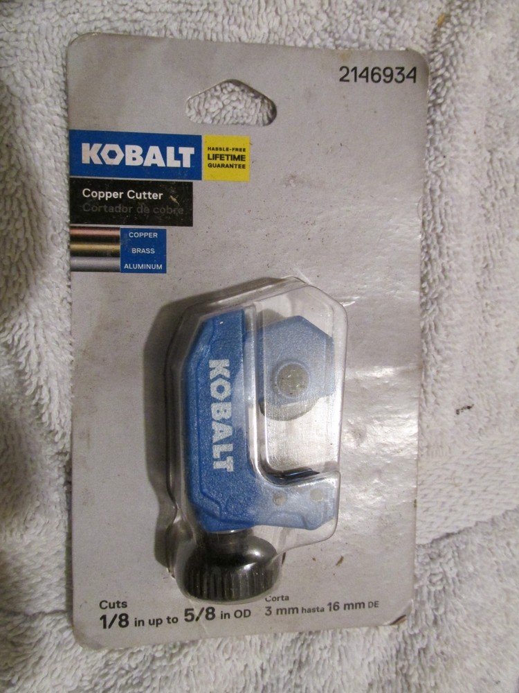 KOBALT 1/8&Prime; to 5/8&Prime; Copper Cutter 2146934 Brand New in Package