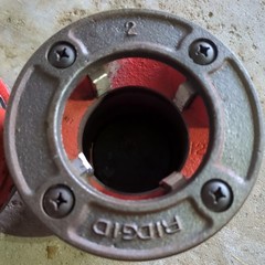 Ridgid 12R manual pipe threader Head Lot 1/4&rdquo; to 2&Prime; NPT