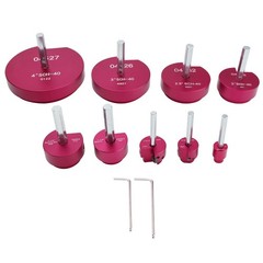 9Pcs PVC Pipe Reamer Plastic PVC Pipe Fitting Reamer Plumbing Tools Kit Fit