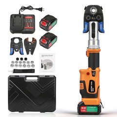 Pro Press Tool Pipe Crimping Kit Press Tool Battery Kit For 1/2&Prime; 3/4&Prime; 1&Prime; Copper