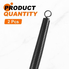 2pcs PVC Spring Tube Bender 16.3mm OD 520mm Long PVC Bender Pipe Bender Black