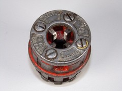 RIDGID 00R Pipe Threader Die Head Set 1&Prime;, 3/4&Prime;, 1/2&Prime;, 1/4&Prime;, Sharp Dies