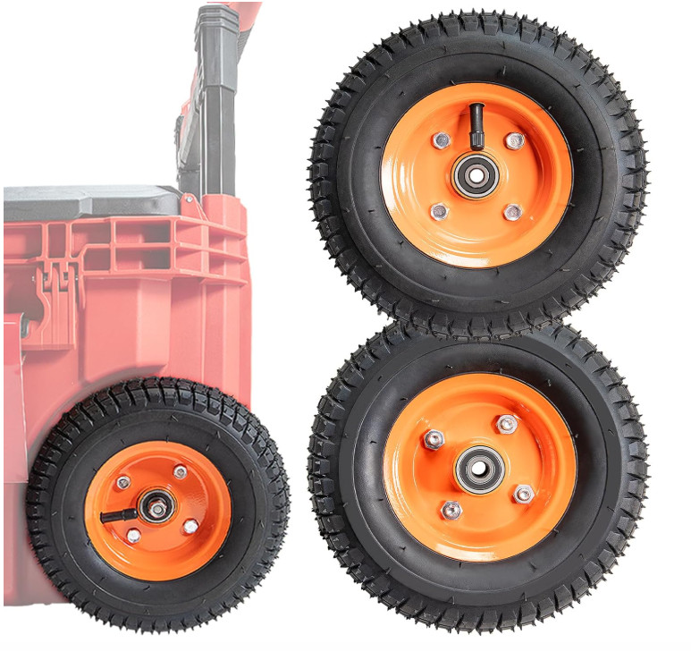 9 Inch Packaout Wheels Fit for Milwaukee Rolling Tool Box 48-22-8426/ 45-84-8426