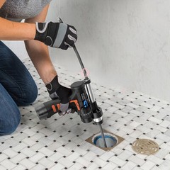 12V Pipe Dredge Machine Electric Drill Toilet Drain Clogging Cleaning Tool