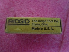 Ridgid 38090 1/2&Prime; NPT High Speed Pipe Dies Cast Iron 0R, 00R, 12-R, 11-R, 111-R