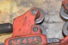 RIDGID No. 42A 4 WHEEL PIPE CUTTER 3/4&rdquo;-2&rdquo; PIPE CAPACITY U.S.A FREE SHIPPING