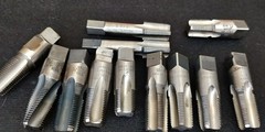 12 Pieces ~ 3/8&Prime;-18 NPT Taper Pipe Tap ~ USA & Japan Made HSS