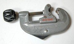 Ridgid No. 20 Tubing Cutter 5/8 to 2-1/8 OD Used Condition