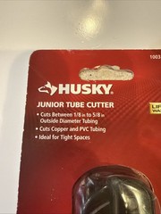Husky Junior Tube Cutter Cuts 1/8&Prime; To 5/8&Prime; Outside Diameter Copper & PVC Tubing