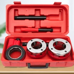 Pipe Threader Head Set Organized Storage Workshop Tools Molded Handle
