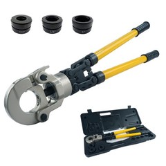Copper Pipe Crimper Tool with Telescopic Handle &ndash; 1/2&Prime;, 3/4&Prime;, 1&Prime; Crimping Die fo
