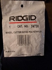 74730 RIDGID E2156 Replacement Tubing Cutter Wheel Plastic fits 30 133 1025cb10