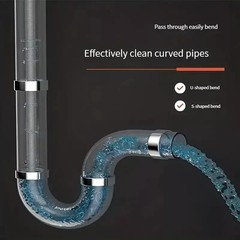 Manual Drain Snake Clog Remover 10 Foot Metal Tool Unclog Sinks Drains Toilets