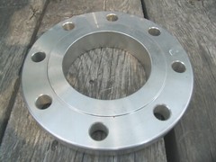 One 4&Prime; Flange 8-Hole (304 Stainless Steel) ,3-5/8&Prime; Thick, 10&Prime; OD, 4.75&Prime; ID,Cl-15
