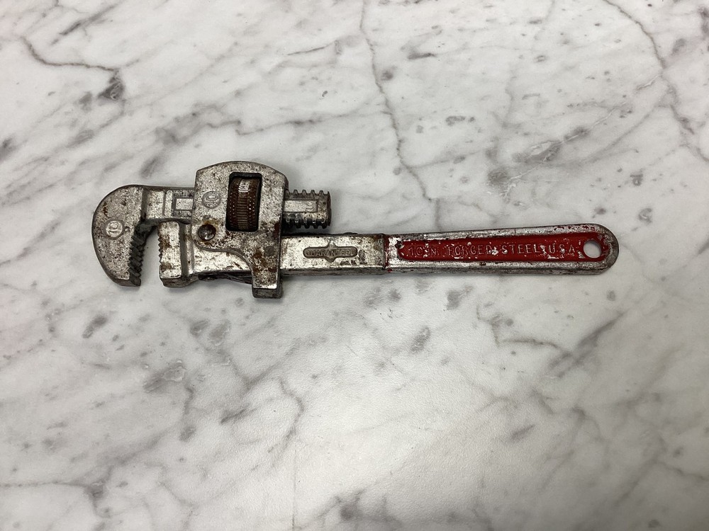 Vintage MAESTRO SUPER 3510 10&Prime; Straight Pipe Wrench &ndash; Forged Steel USA Made