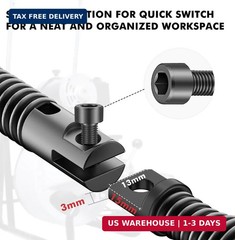 Drain Snake Drill Attachments,8-Piece Drain Cleaner Combination Cutter Heads, Us