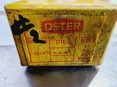 Oster Quad 1 to 2 High Speed Die Set #2 Chipped