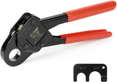 Icrimp Angle Head F1807 PEX Pipe Crimping Tool for Copper Rings &ndash; 3/4-Inch Angle